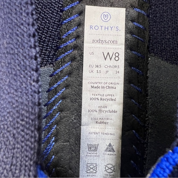 Rothy's Blue Flats Comfortable - Picture 3 of 4